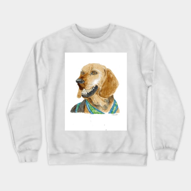 dog Crewneck Sweatshirt by Kunst und Kreatives